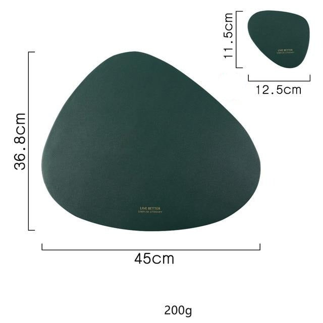 4 Colours Triangle Placemat Set | Bowlift