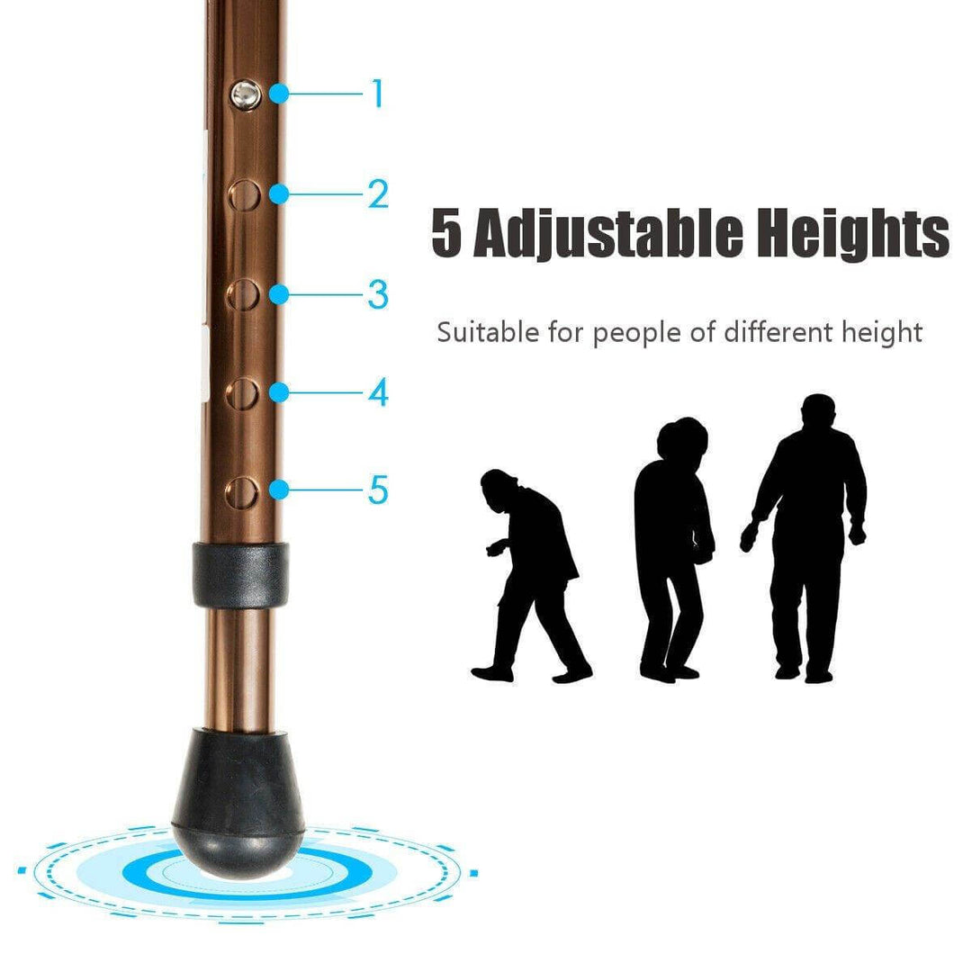 Lightweight Foldable Portable Walking Stool | Bowlift