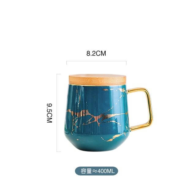 BowLift | Elegant Nordic Marble Ceramic Coffee Mugs