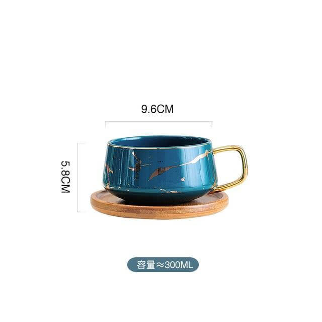 BowLift | Elegant Nordic Marble Ceramic Coffee Mugs