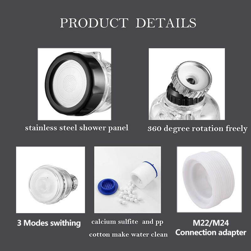 BowLift | Multifunction Rotatable Water Spray Faucet Filter