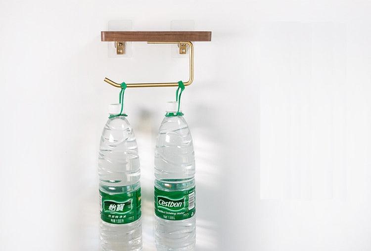 WoodNest - Stylish Wooden Toilet Roll Holder with Storage Bowlift