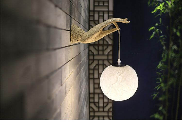 Modern Creative Chinese Lotus Wall Lamp | Bowlift