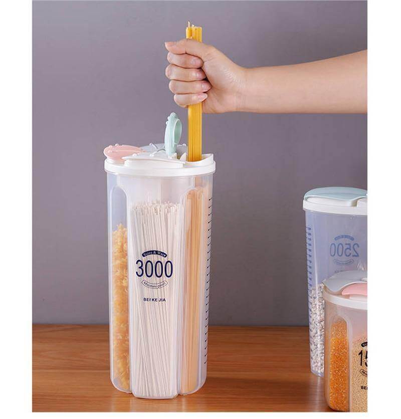 BowLift | Kitchen Transparent Flower Sealed Storage Tank