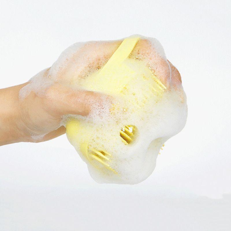 Silicone Bath Brush with Shampoo Dispenser | Bowlift