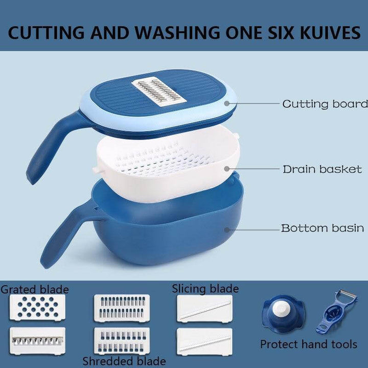 BowLift | Multifunctional Fast Vegetable Slicer with Strainer