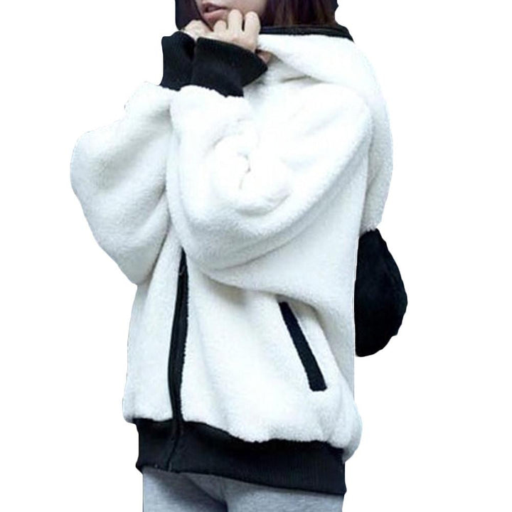 Fluffy Panda Hoodie | Bowlift