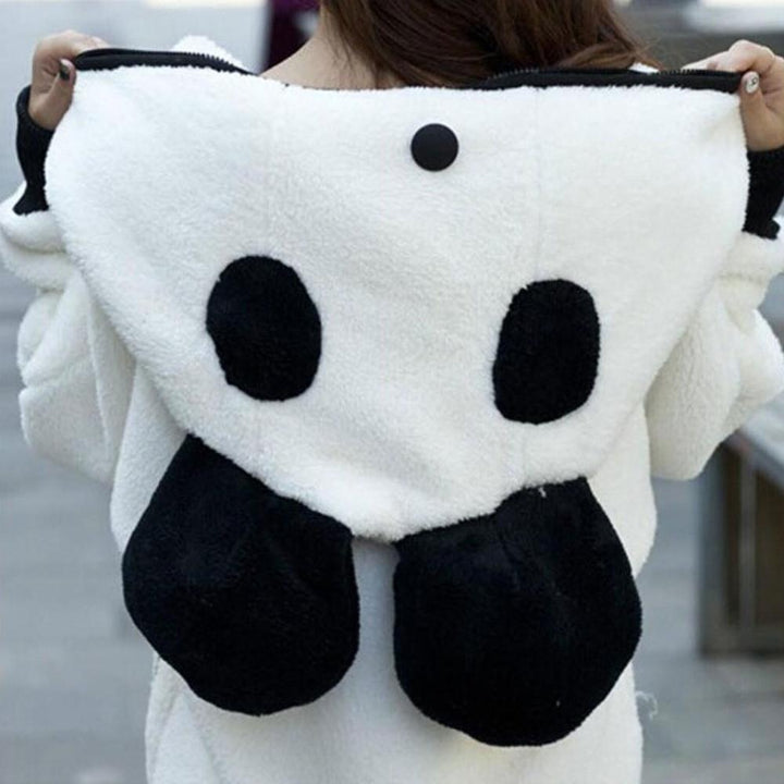 Fluffy Panda Hoodie | Bowlift