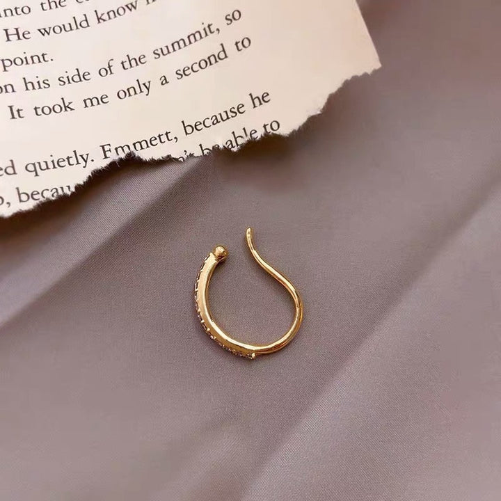 BowLift | Minimalist Simulated Round Small Pearl Ear Cuff Earrings For Women