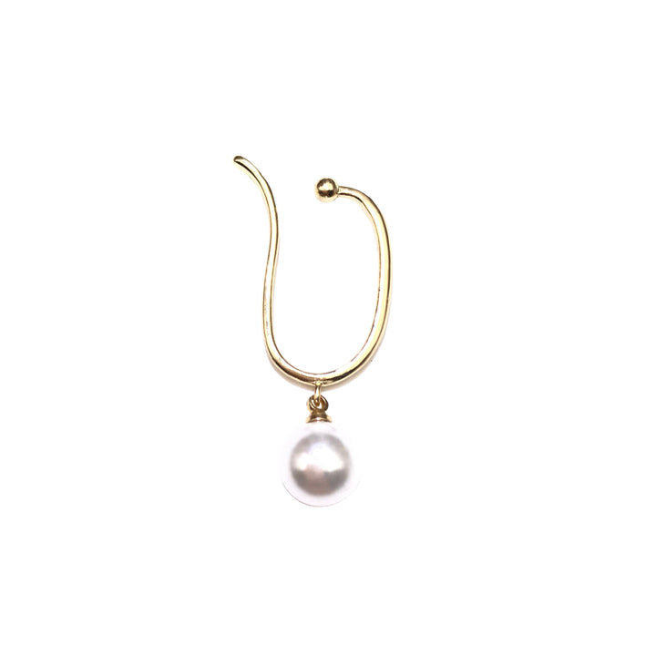 BowLift | Minimalist Simulated Round Small Pearl Ear Cuff Earrings For Women