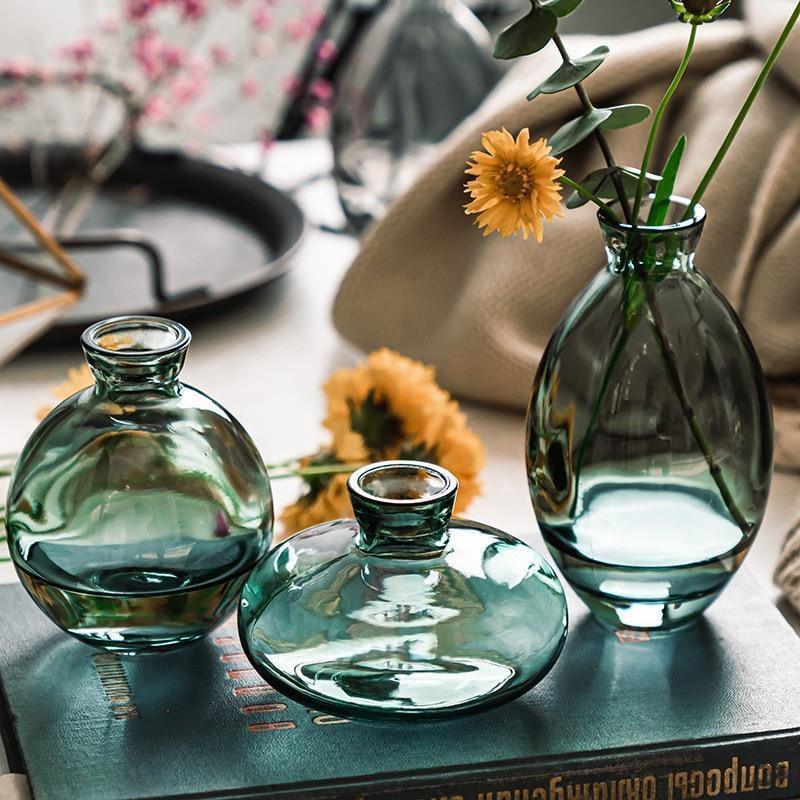 BowLift | TrioVase Glass Vases Set | Stylish Design | Perfect Decoration | Available in various colors