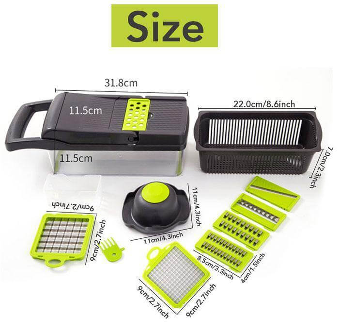 6 Bowliftades Veggie Fruit Slicer with Box | Bowlift