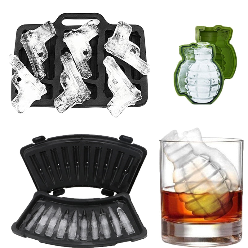 3D Gothic Skull Ice Cube Maker | Bowlift