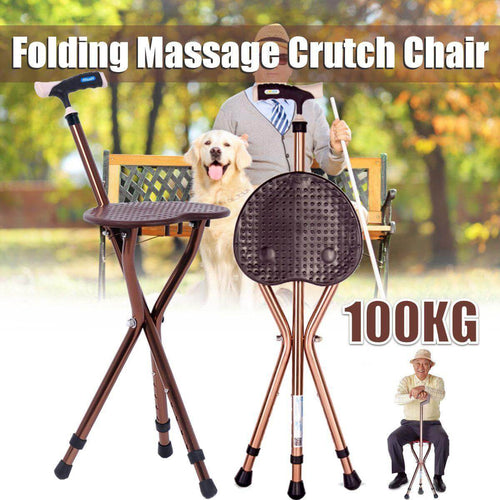 Lightweight Foldable Portable Walking Stool | Bowlift