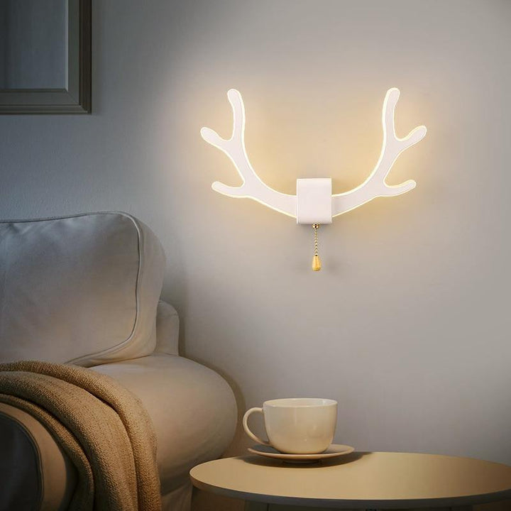 Creative Deer Antler Wall Lamp with Motion Sensor | Bowlift