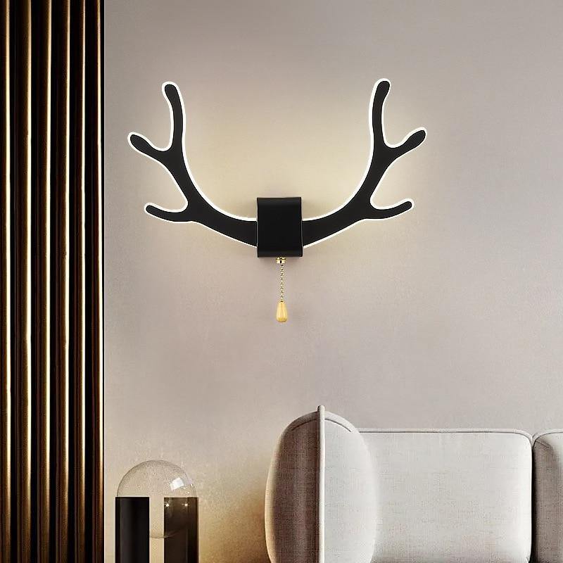 Creative Deer Antler Wall Lamp with Motion Sensor | Bowlift