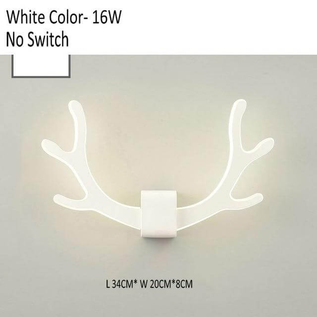 Creative Deer Antler Wall Lamp with Motion Sensor | Bowlift