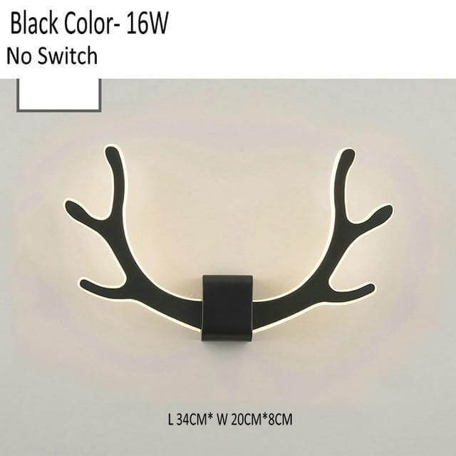 Creative Deer Antler Wall Lamp with Motion Sensor | Bowlift