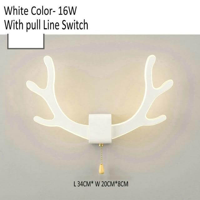 Creative Deer Antler Wall Lamp with Motion Sensor | Bowlift
