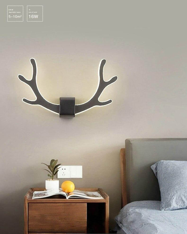 Creative Deer Antler Wall Lamp with Motion Sensor | Bowlift