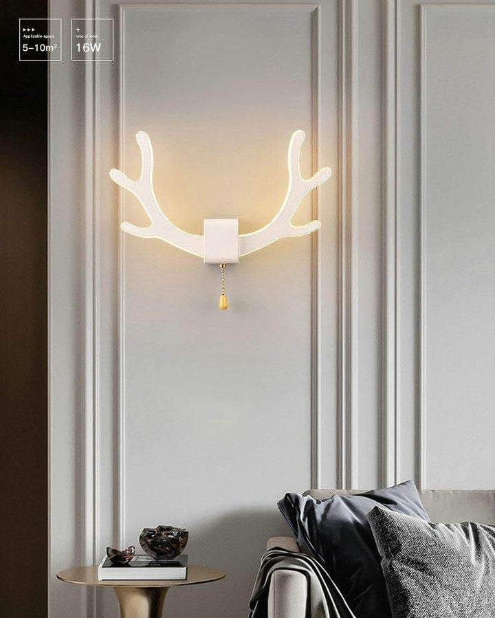 Creative Deer Antler Wall Lamp with Motion Sensor | Bowlift