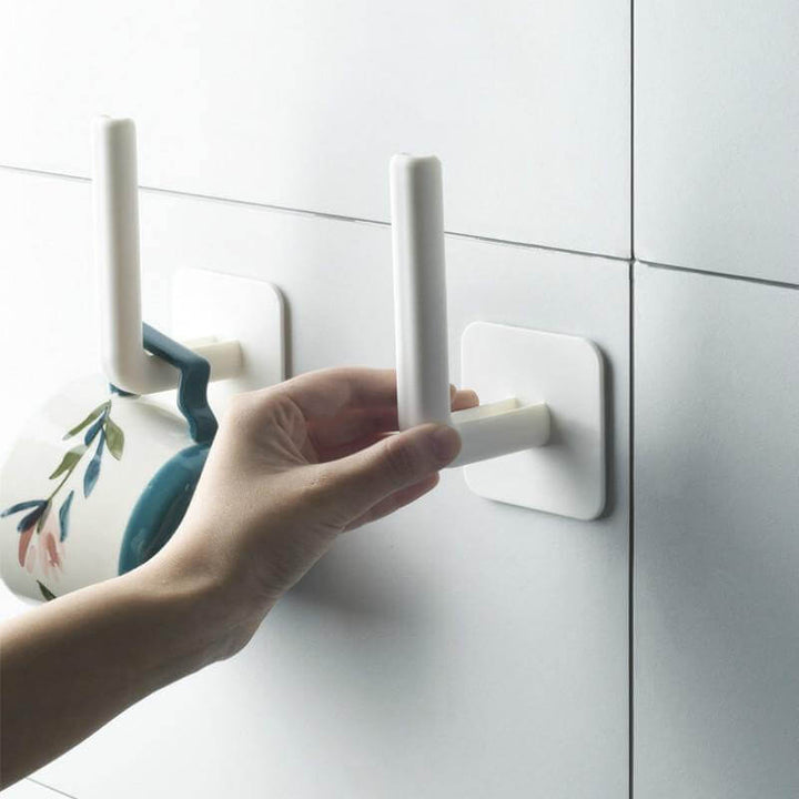 BowLift | 2pcs Multifunctional Smart Paper Holder Hooks