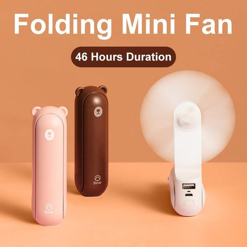 Rechargeable Portable Handheld Foldable Mini Fan | Bowlift