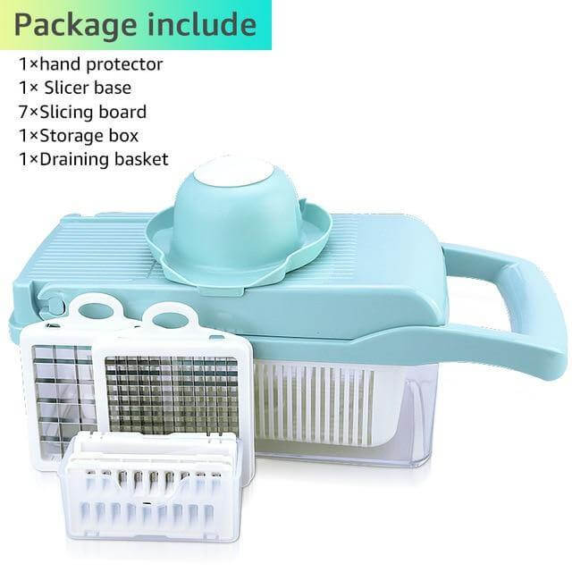 BowLift | 6 Blades Veggie Fruit Slicer with Box