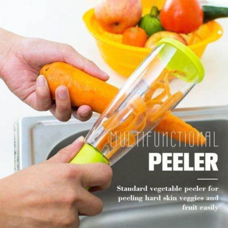 BowLift | Multifunctional  Stainless Steel Stored Vegetable Peeler