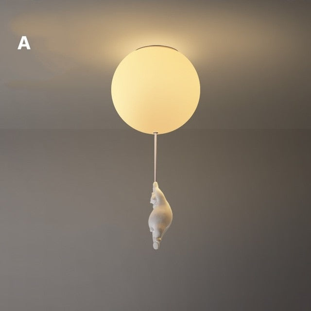 BowLift | Balloon Bear Ceiling Light