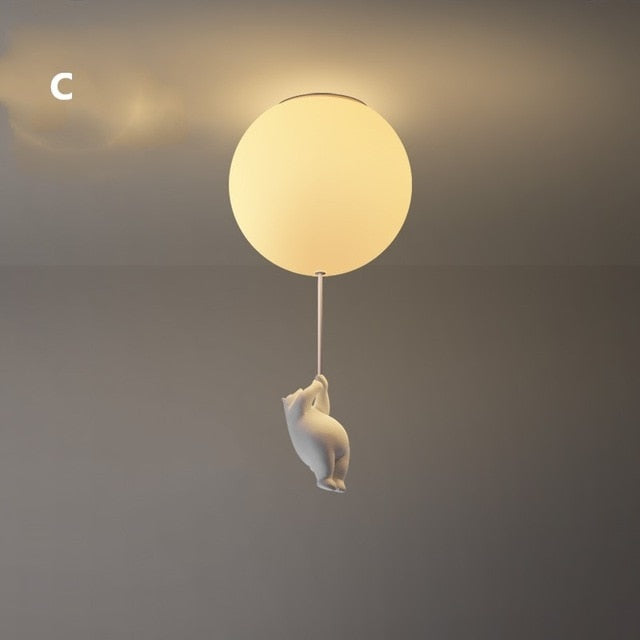 BowLift | Balloon Bear Ceiling Light