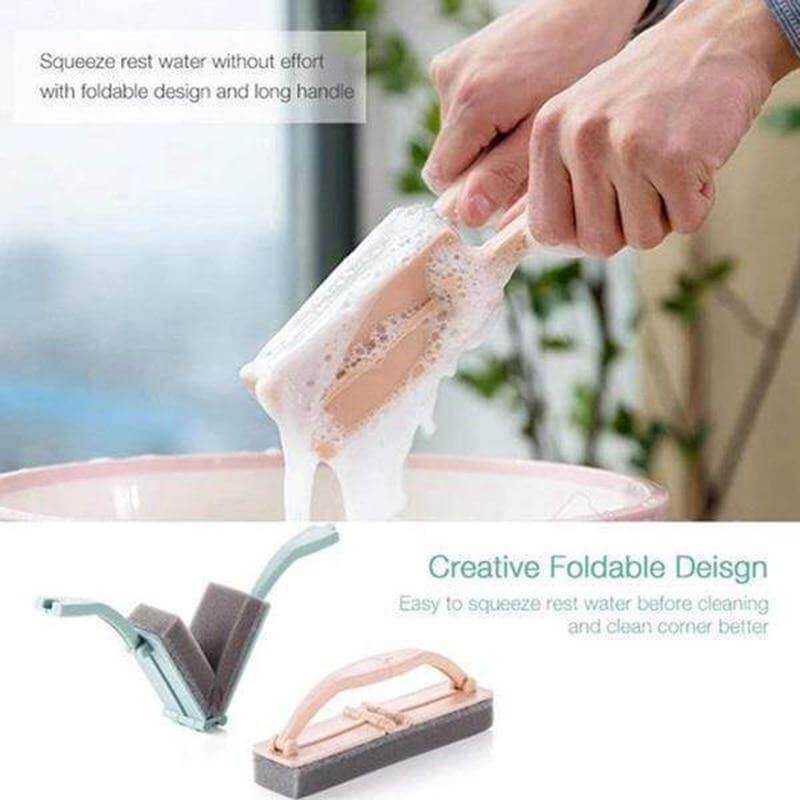 BowLift | Simple Folding Wiper Hand Brush Sponge with Handle