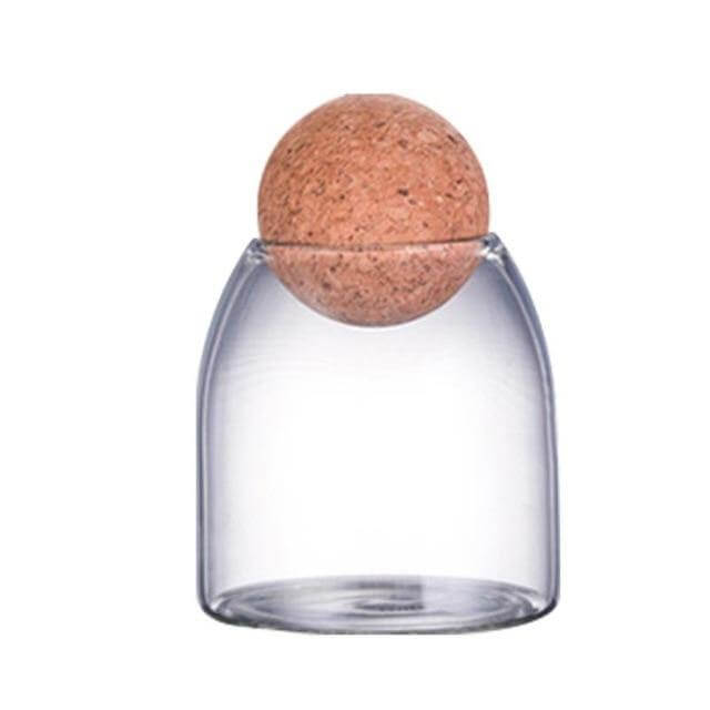 BowLift | Creative Glass Cork Storage Jar