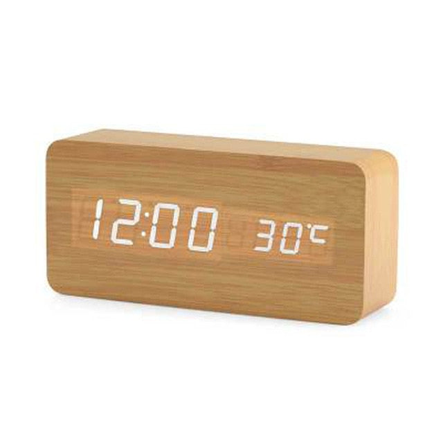 BowLift | VoiceRise - Nordic Digital LED Alarm Clock