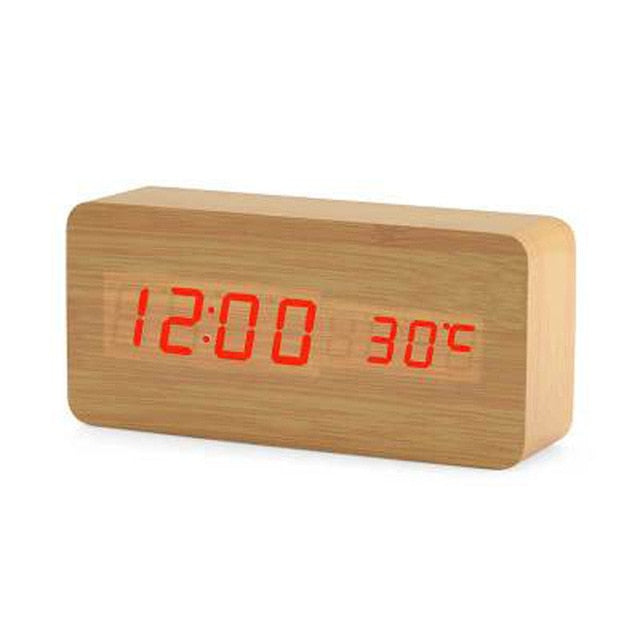BowLift | Minimalistic Digital LED Alarm Clock with Voice Control – Sleek Design and Clear Display for Effortless Mornings