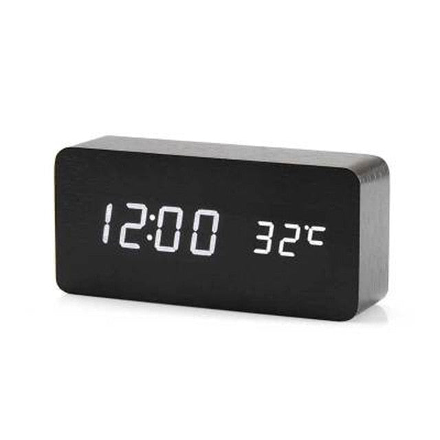 BowLift | VoiceRise - Nordic Digital LED Alarm Clock