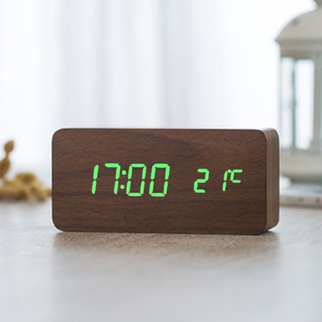 BowLift | VoiceRise - Nordic Digital LED Alarm Clock