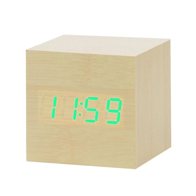 BowLift | VoiceRise - Nordic Digital LED Alarm Clock