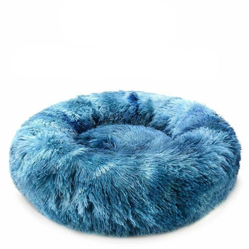 BowLift | Beef Rainbow Extra Plush Calming Donut Dog Beds