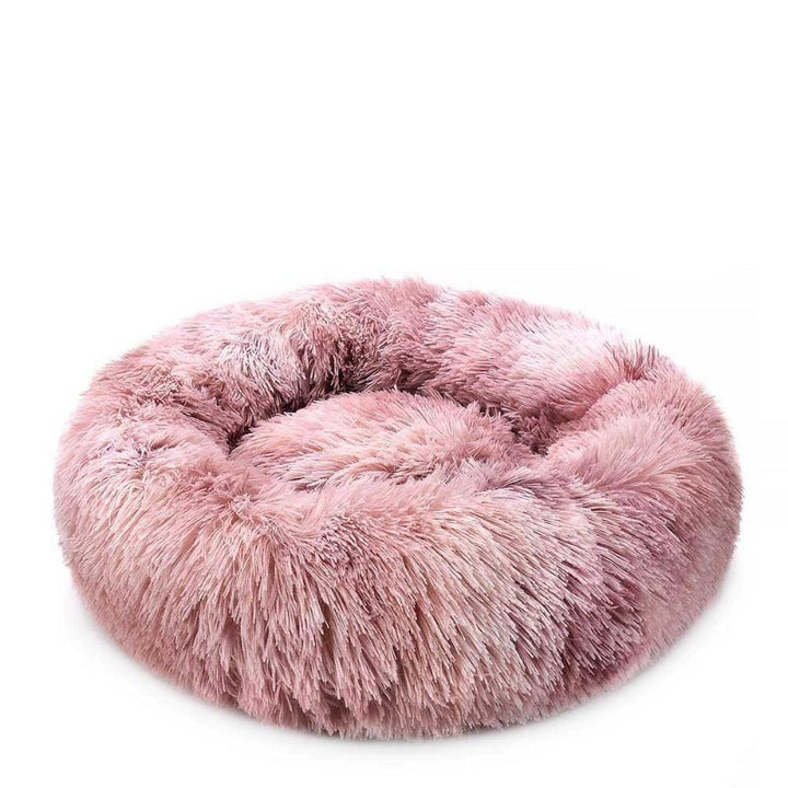 BowLift | Beef Rainbow Extra Plush Calming Donut Dog Beds