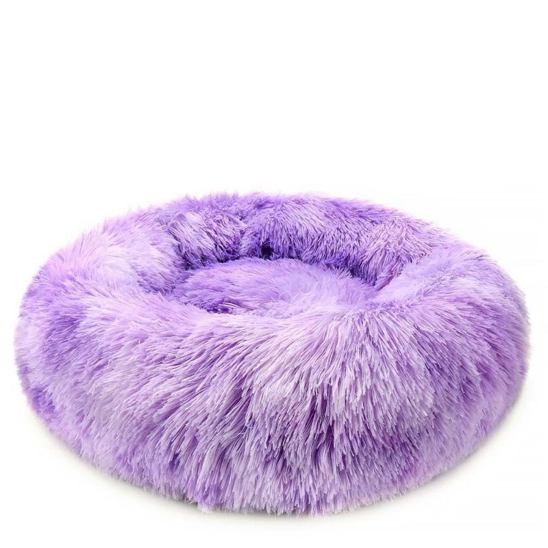 BowLift | Beef Rainbow Extra Plush Calming Donut Dog Beds