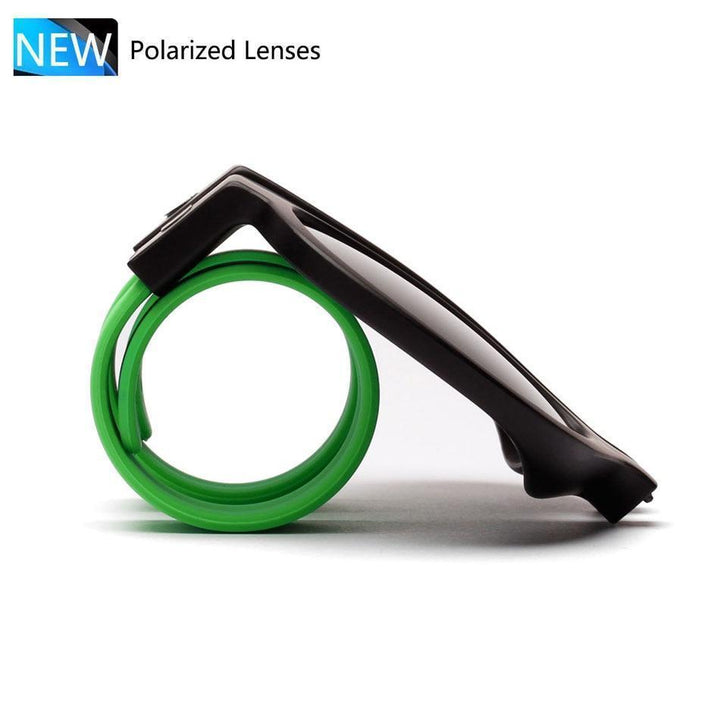 BowLift | Slap Sunglasses Polarized Slappable Wrap Bracelet Sun Glasses Wristband Fold Shades