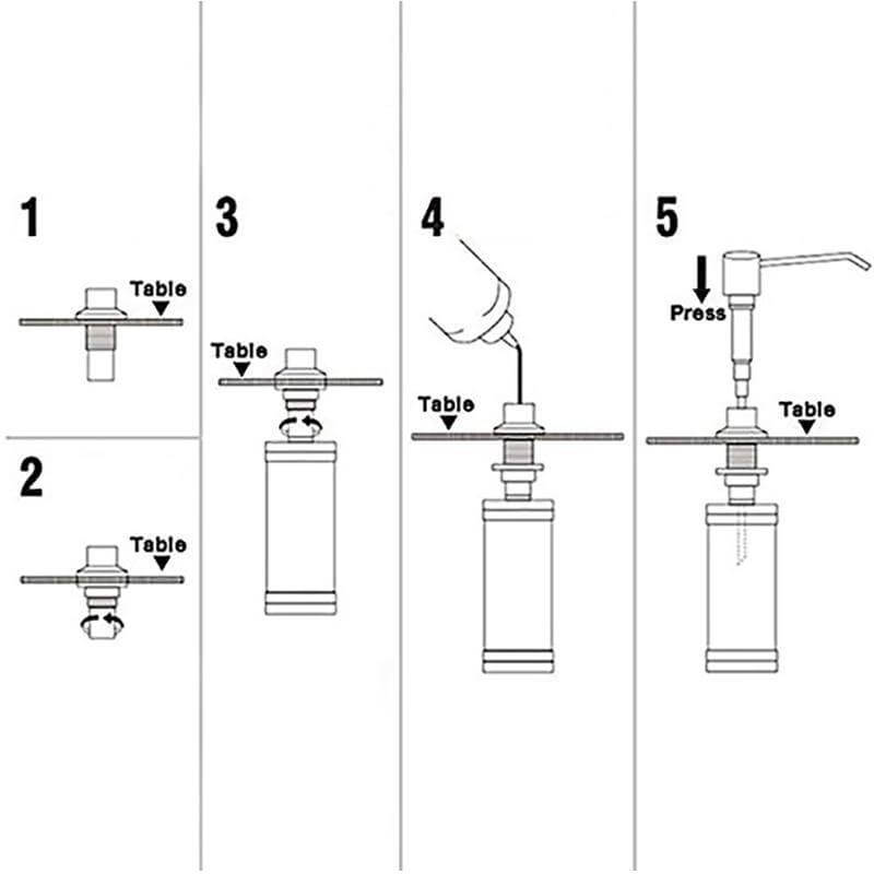 BowLift | Sink Mounted Soap Dispenser