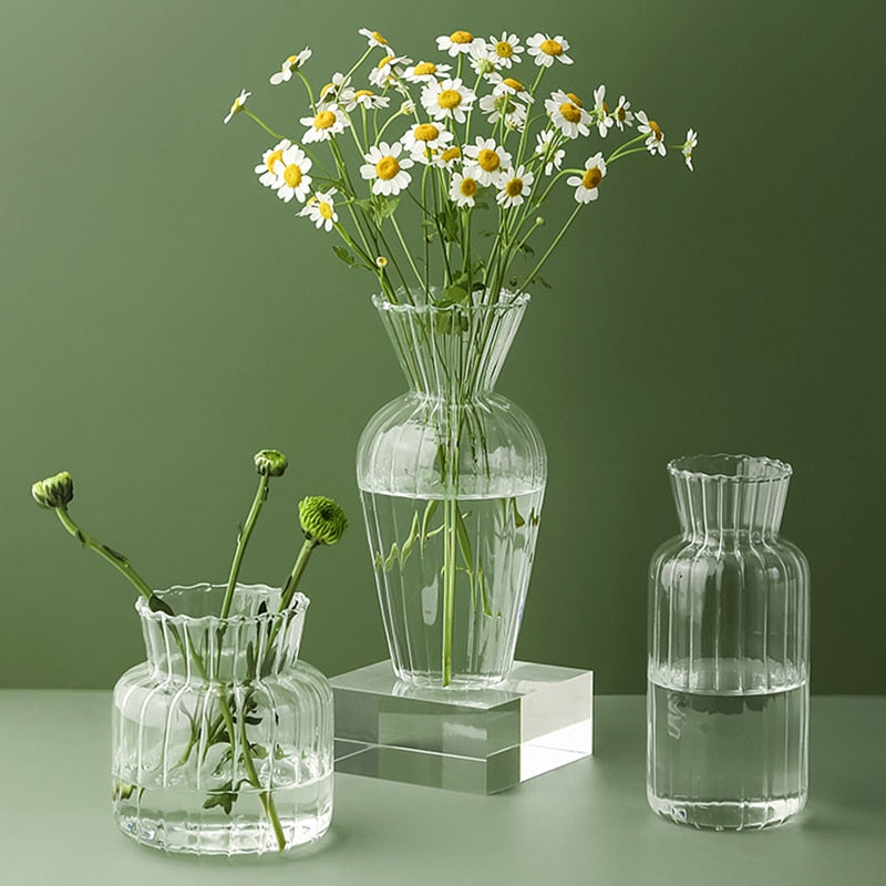 BowLift | Petal-Textured-Glass Accents & Vases