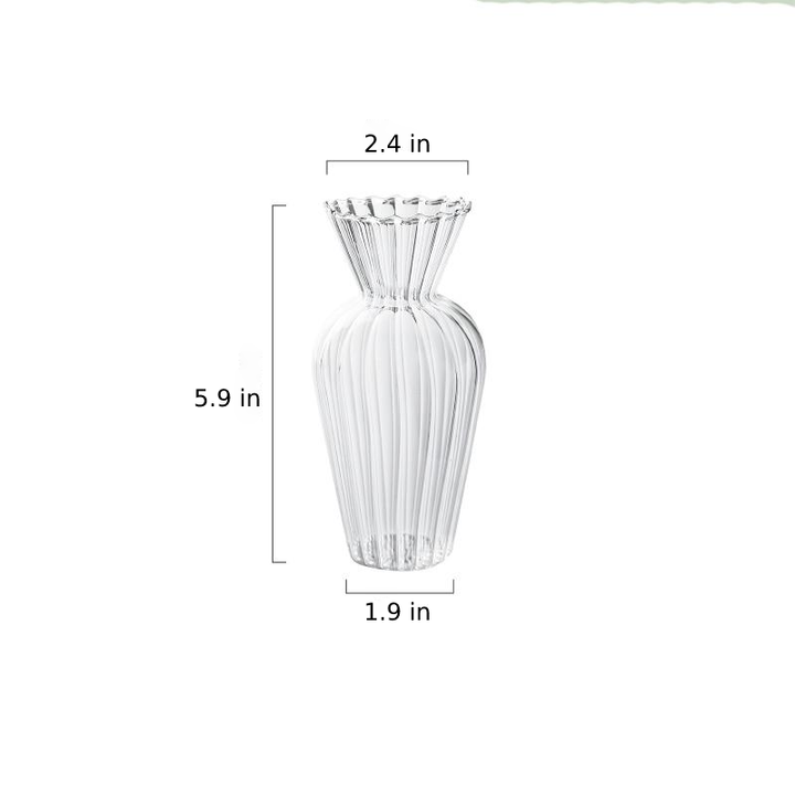 BowLift | Petal-Textured-Glass Accents & Vases