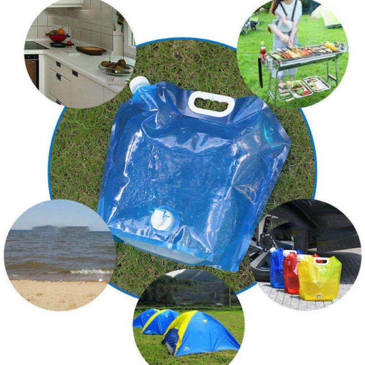 Foldable Outdoor Water Bag With Faucet | Bowlift
