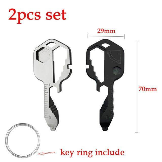 24 in 1 EDC Key Shaped Pocket Tool | Bowlift