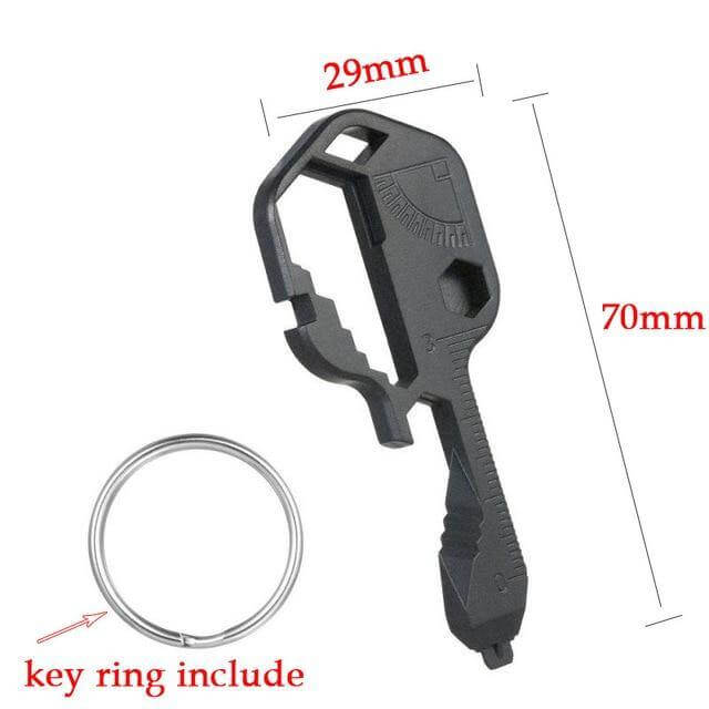 24 in 1 EDC Key Shaped Pocket Tool | Bowlift