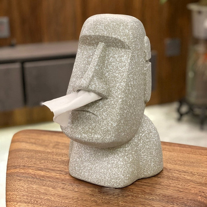 Stone Statue Tissue Box | Bowlift