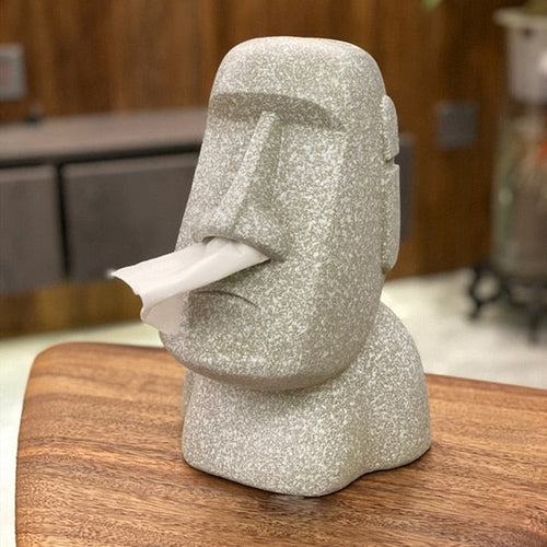 Stone Statue Tissue Box | Bowlift